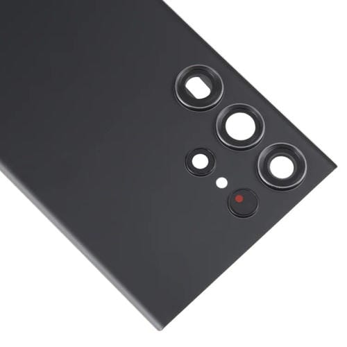 Tapa Trasera de Batería de Vidrio Samsung Galaxy S23 Ultra SM-S918 con Lente de Cámara (Negro)