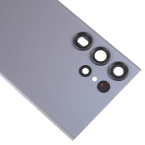Tapa Trasera de Batería de Vidrio Samsung Galaxy S23 Ultra SM-S918 con Tapa de Lente (Gris)