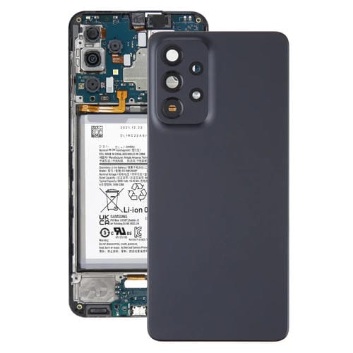 Couvercle arrière de batterie Samsung Galaxy A33 5G SM-A336B avec objectif de caméra (Noir)
