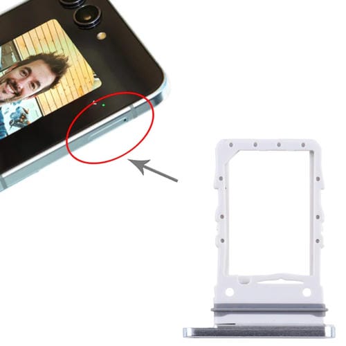 Plateau de carte SIM Samsung Galaxy Z Flip5 SM-F731 (Vert)