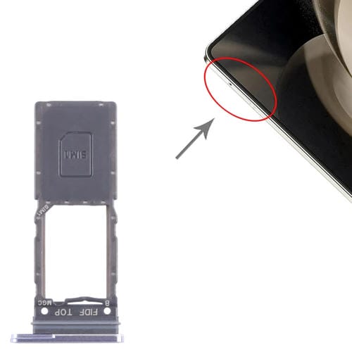 Vassoio della scheda SIM Samsung Galaxy Z Fold5 SM-F946 (Blu)