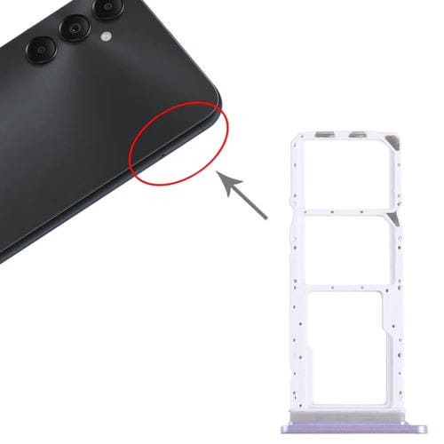 SIM-Karten- und Micro-SD-Fach Samsung Galaxy A05s SM-A057 (Lila)