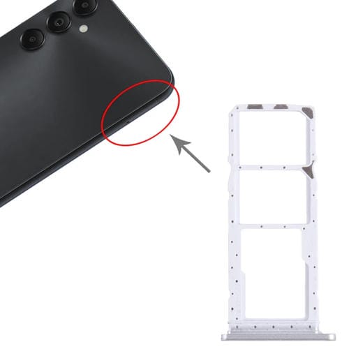 SIM-Karten- und Micro-SD-Fach Samsung Galaxy A05s SM-A057 (Silber)