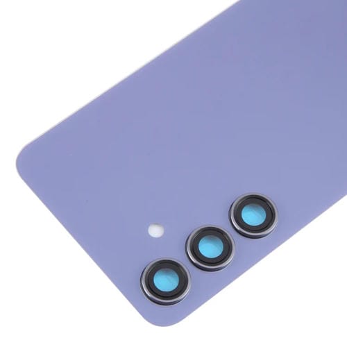 Dos de couverture Samsung Galaxy S24 SM-S921B Batterie avec couvercle de lentille de caméra (Gris)