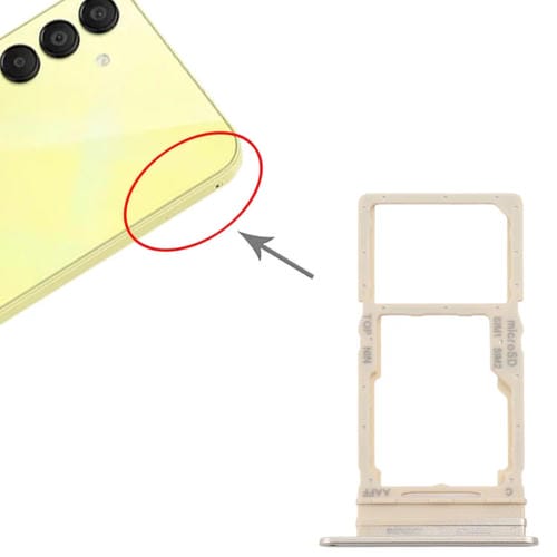 Bandeja Tarjeta SIM / Micro SD Samsung Galaxy A16 5G SM-A166B (Dorada)