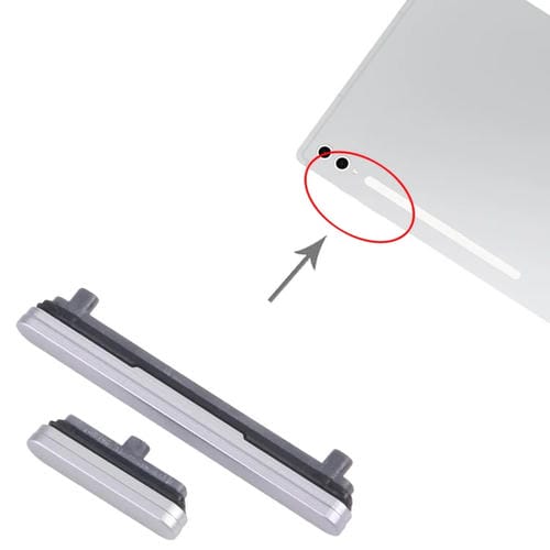 Schaltflächen Samsung Galaxy Tab S10 Ultra SM-X920/X926 Lautstärke/Einschalten (Silber)