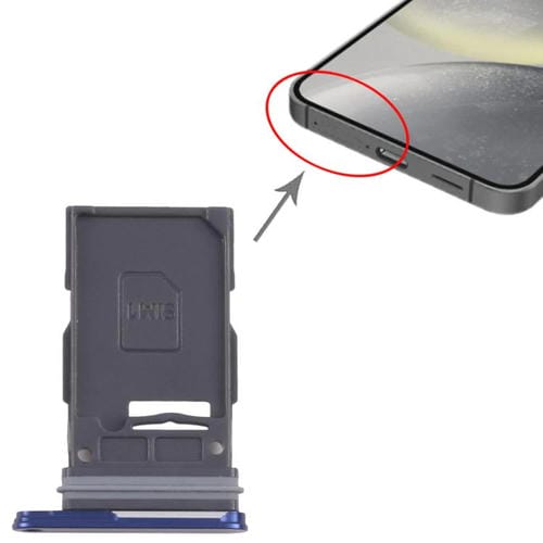 Tabuleiro do cartão SIM Samsung Galaxy S25/S25+ SM-S931B/S936B (Azul)
