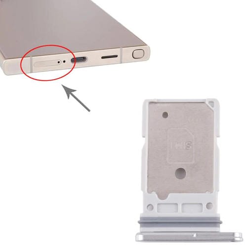 SIM Card Tray Samsung Galaxy S25 Ultra SM-S938B (White)