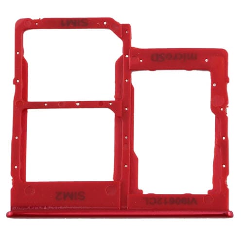 Doppel-SIM-Karten- und Micro-SD-Fach Samsung Galaxy A40 (Rot)