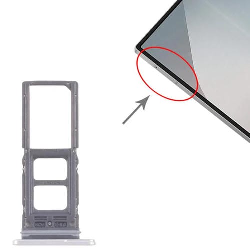 Vassoio scheda SIM Samsung Galaxy Z Fold6 SM-F956B (Argento)