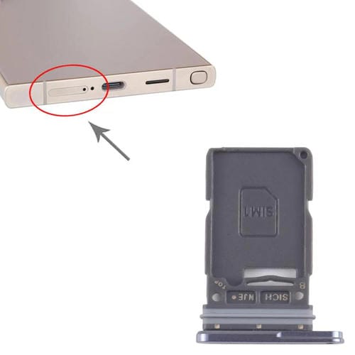 Tabuleiro do cartão SIM Samsung Galaxy S25 Ultra SM-S938B (Azul)