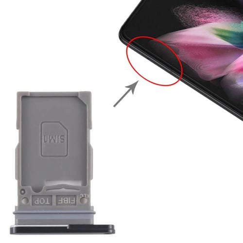 Vassoio scheda SIM Samsung Galaxy Z Fold3 5G SM-F926B (Nera)