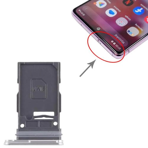 SIM Card Tray Samsung Galaxy S24+ SM-S926B (Silver)
