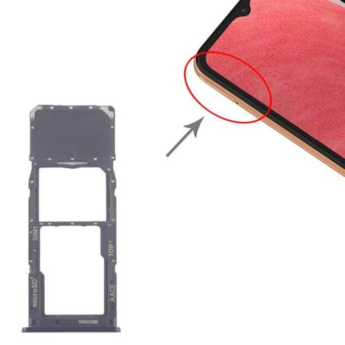 SIM-Karten- und Micro-SD-Fach Samsung Galaxy A13 SM-A135 (Schwarz)