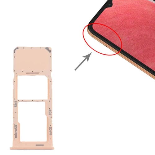 SIM-Karten- und Micro-SD-Fach Samsung Galaxy A13 SM-A135 (Rosa)
