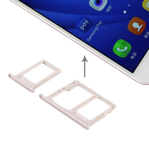 SIM Card and Micro SD Tray Samsung Galaxy J5 Prime/J7 Prime (Gold)