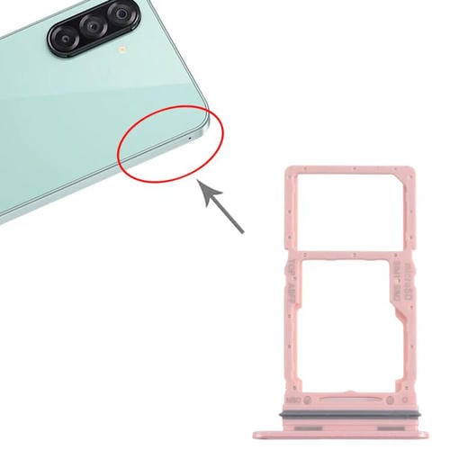 SIM Card and Micro SD Tray Samsung Galaxy A26 SM-A266B (Pink)