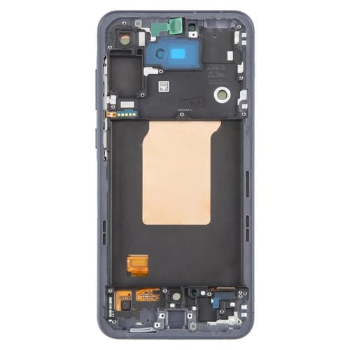 LCD-Bildschirm Samsung Galaxy A55 SM-A556B und Rahmen (Blau)
