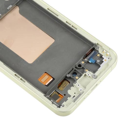 Écran LCD OLED numériseur complet avec cadre Samsung Galaxy A55 SM-A556B (Vert clair)