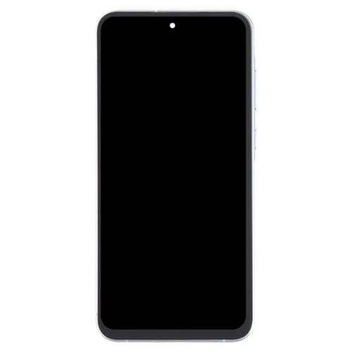 LCD OLED Display Komplett mit Rahmen Samsung Galaxy A55 SM-A556B (Himmelblau)