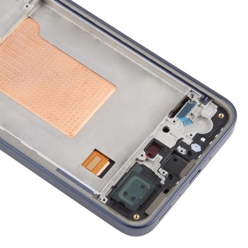 Ecrã LCD OLED Digitalizador Completo com Moldura Samsung Galaxy A35 SM-A356B (Azul)