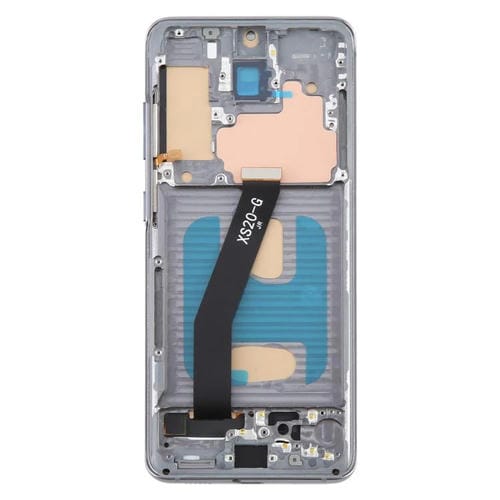 Schermo TFT con cornice per Samsung Galaxy S20 5G SM-G981B (Grigio)