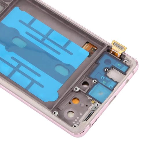 Écran OLED de 6,36" avec cadre pour Samsung Galaxy A51 5G SM-A516 (Rose)