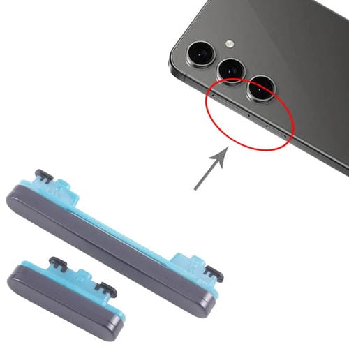 Botões de Energia e Volume Samsung Galaxy S24 FE SM-S721B (Preto) (10 Unidades)
