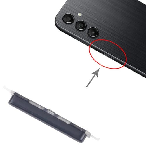 Botones de Control de Volumen Samsung Galaxy A14 SM-A145F (Negro) (10 Unidades)