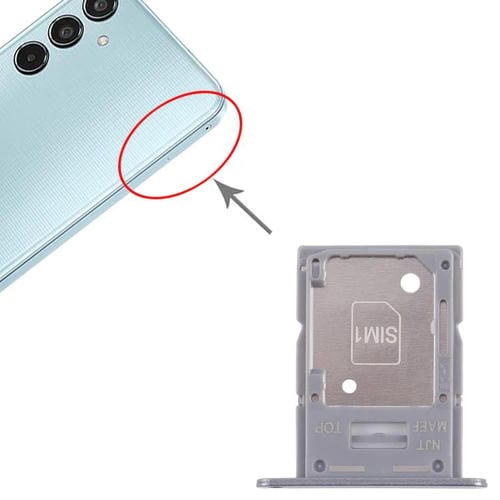 Tabuleiro Cartão SIM + SIM/Micro SD Samsung Galaxy M35 5G SM-M356B (Cinza)