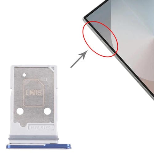 Vassoio scheda SIM Samsung Galaxy Z Fold7 SM-F966B (Blu)