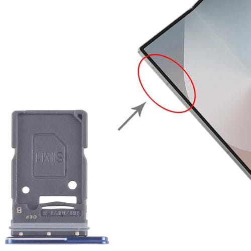 Bandeja Tarjeta SIM Samsung Galaxy Z Fold7 SM-F966U Versión USA (Azul)