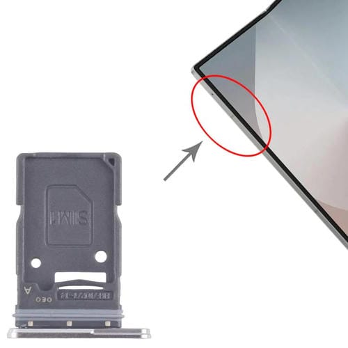 Bandeja Tarjeta SIM Samsung Galaxy Z Fold7 SM-F966U Versión USA (Plateada)