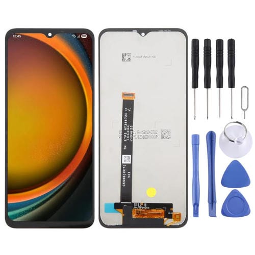 Vollbildschirm Samsung Galaxy Xcover7 SM-G556B (Schwarz)