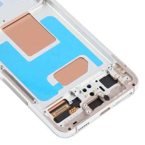 Pantalla LCD TFT de 5,96 pulgadas para Samsung Galaxy S22 SM-S901B, digitalizador completo con marco, sin identificación de huellas dactilares (plateado)