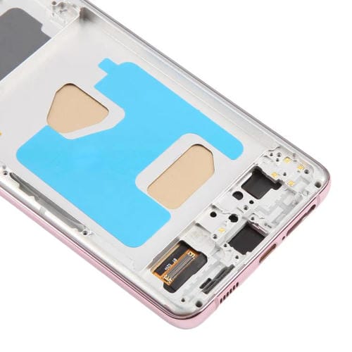 Pantalla LCD TFT de 6,58 pulgadas para Samsung Galaxy S21+ SM-G996B, digitalizador completo con marco, sin identificación de huellas dactilares (dorado)