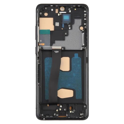 Pantalla LCD TFT de 6,78 pulgadas para Samsung Galaxy S20 Ultra SM-G988B, digitalizador completo con marco, sin identificación de huellas dactilares (negro)