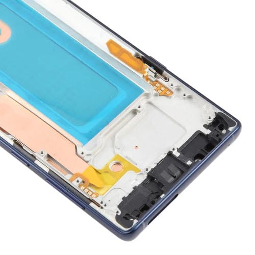 Pantalla LCD TFT de 6,33 pulgadas para Samsung Galaxy Note9 SM-N960F, digitalizador completo con marco (azul)
