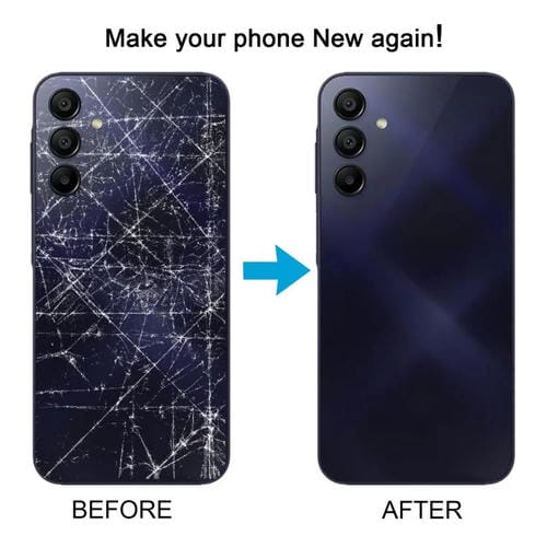 Carcasa trasera con tapa para lente de cámara para Samsung Galaxy A15 SM-A155F