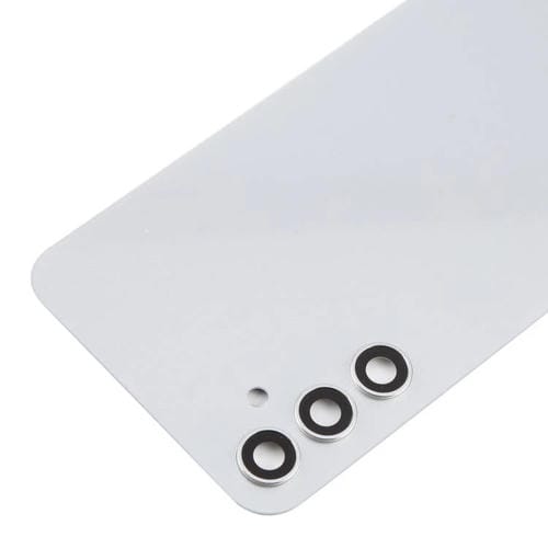 Carcasa trasera con tapa para lente de cámara para Samsung Galaxy A34 SM-A346B (plateada)