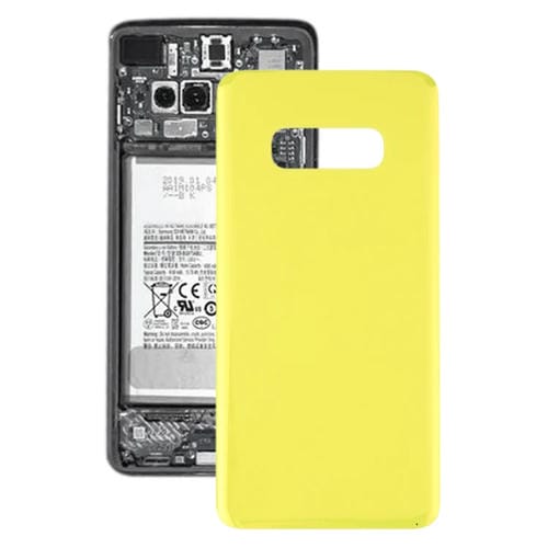 Couvercle arrière de batterie Samsung Galaxy S10e (Jaune) Modèles SM-G970F/DS, SM-G970U, SM-G970W