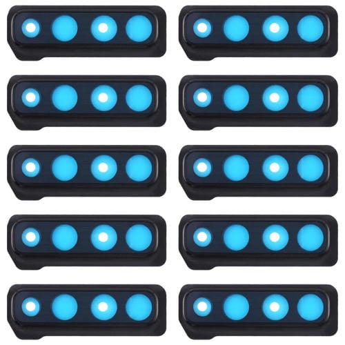 Cubierta de Lente de Cámara Samsung Galaxy A9 A920F / DS (10 Piezas) (Negro)