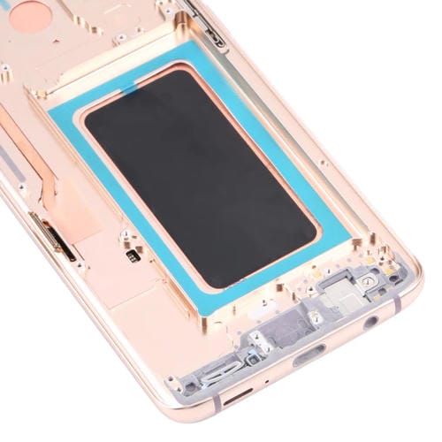 Schermo LCD Super AMOLED Samsung Galaxy S9+ G965F DS G965U G965W G9650 con Cornice (Oro)