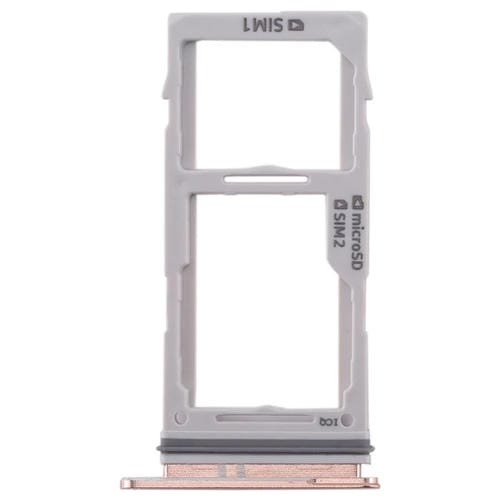 Tabuleiro de Cartão SIM/Micro SD Samsung Galaxy S10+/S10/S10e (Ouro Rosa)