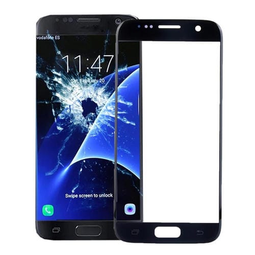 Ecrã Frontal Samsung Galaxy S7 Lente de Vidro com Adesivo OCA Transparente
