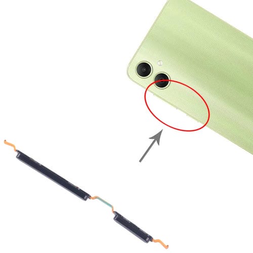 Power and Volume Buttons Samsung Galaxy A05 5G (SM-A055F) (Black)