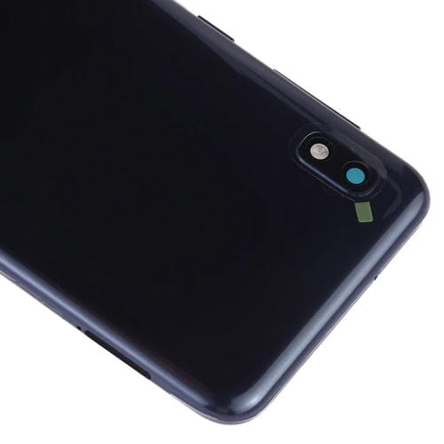 Dos de couverture Samsung Galaxy A10 SM-A105F/DS Batterie avec Objectif de Caméra et Boutons Latéraux (Noir)