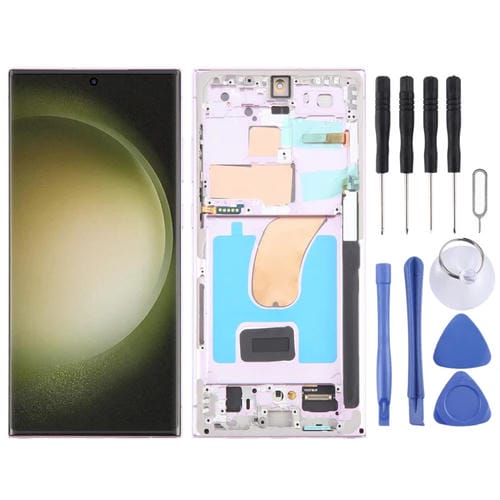 Pantalla Completa OLED 6,78 pulgadas Samsung Galaxy S23 Ultra 5G SM-S918B EU Edition con Marco (Morado)