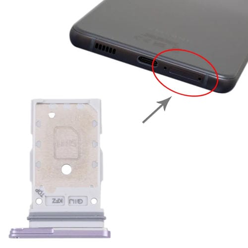 Vassoio scheda SIM Samsung Galaxy S21 FE 5G SM-G990B (Viola)