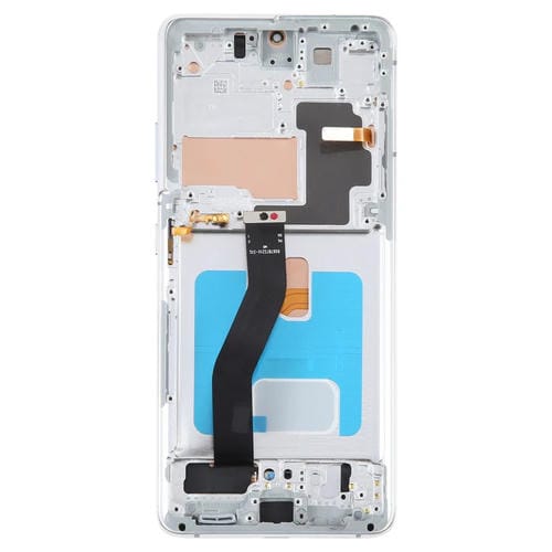 Ecrã LCD OLED Samsung Galaxy S21 Ultra 5G SM-G998B (Prateado) com Moldura